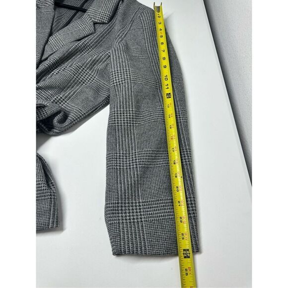 Old Navy Women’s Double-Breasted Textured Houndstooth Plaid Blazer Sz XL - Picture 12 of 15